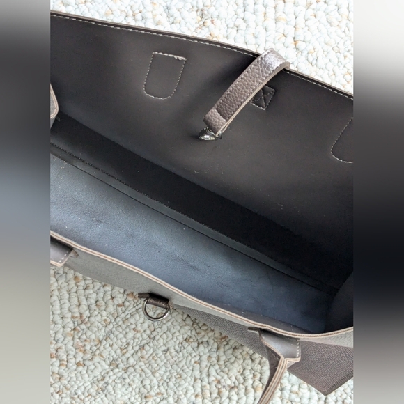 Pebbled tote bag - Picture 3 of 4